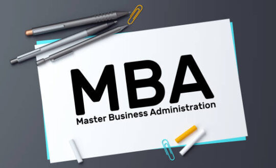 MBA Master of Business Administration Concept